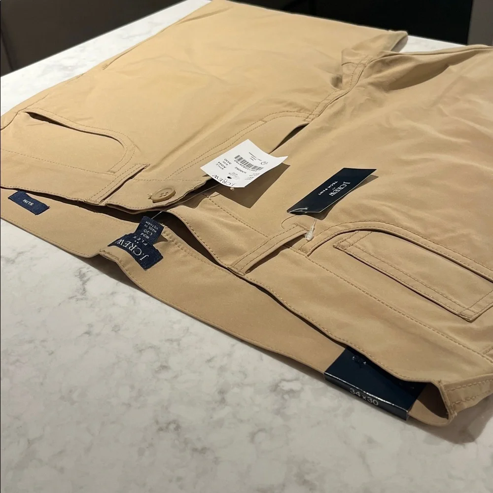 J. Crew Men’s Slim Chino Pants in Tan
